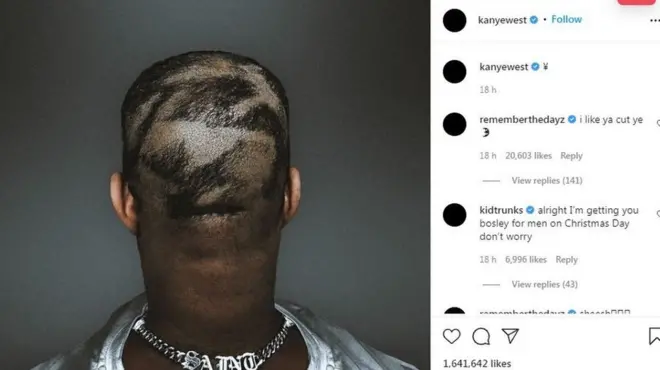 Kanye West New Haircut: