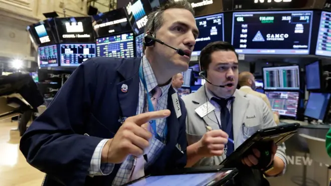 трейдеры в Нью-Йорке