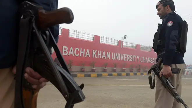 باچا خان یونی ورسٹی جنوری 2016 میں دنیا کی توجہ کا مرکز بن گئی تھی جب شدت پسندوں کے حملے کے نتیجے میں 14 طلبہ سمیت 18 افراد ہلاک ہو گئے تھے۔