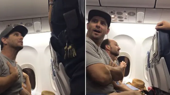 Конфликт в самолете