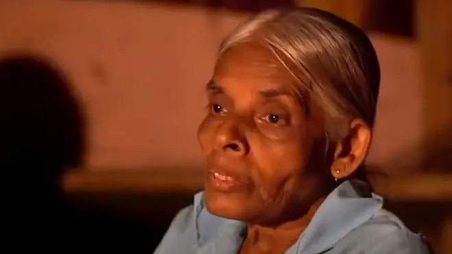 శ్రీలంక వృద్ధురాలు