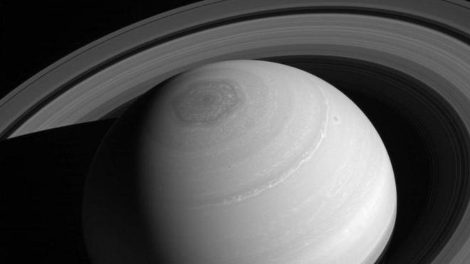 Saturn and rings