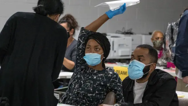 All eyes were on Georgia as the manual recount took place