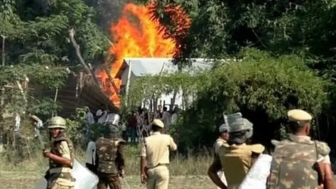 घटनास्थल की एक तस्वीर