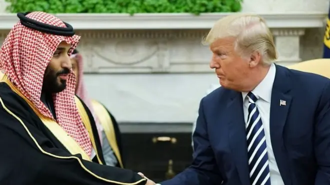 ترامب وبن سلمان