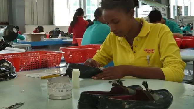 Shamarree warshaa keessa hojjiitti jirtu