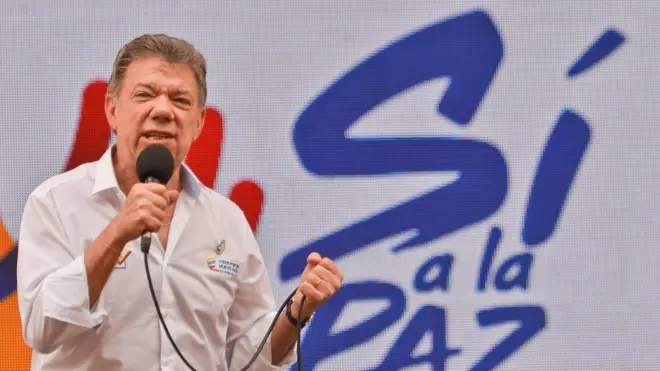 Kolombiya Devlet Başkanı Juan Manuel Santos