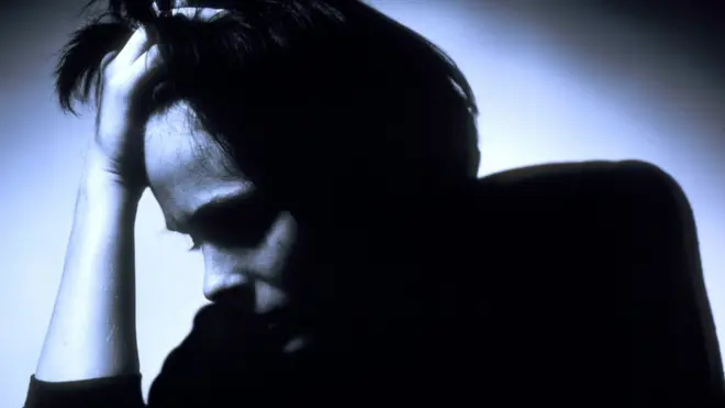 женщина в состоянии депрессии