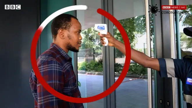 Igwe nnyocha ahụ ọkụ ọ na-egosi onye nwere ọrịa coronavirus?