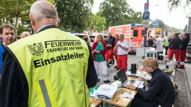 Франкфуртские пожарные