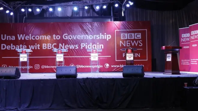 Rivers State Governorship Debate stage on Thursday January 31, 2019