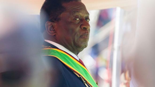 Tổng thống Zimbabwe Emmerson Mnangagwa