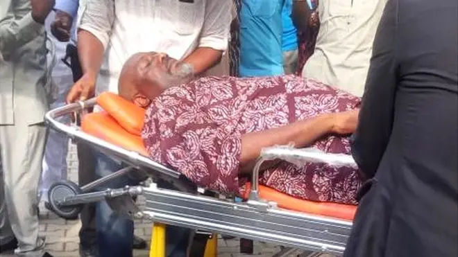 Nigeria police accuse senator Dino Melaye say im try to kill imsef