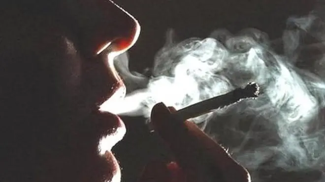 ගංජා පානය