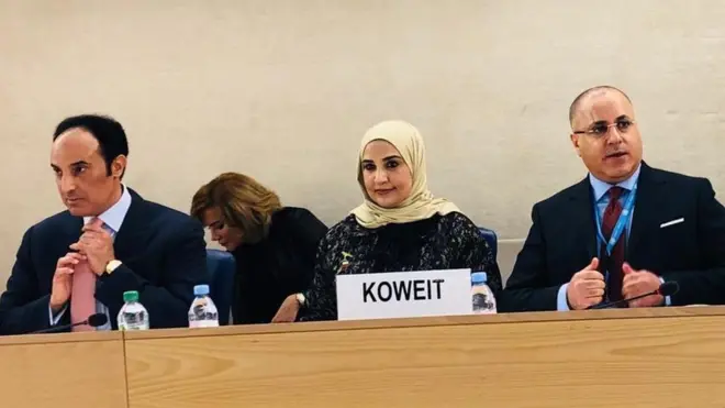 وفد الكويت في مجلس الأمم المتحدة لحقوق الانسان