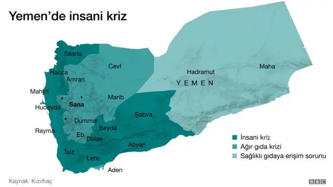 Yemen'de insani kriz
