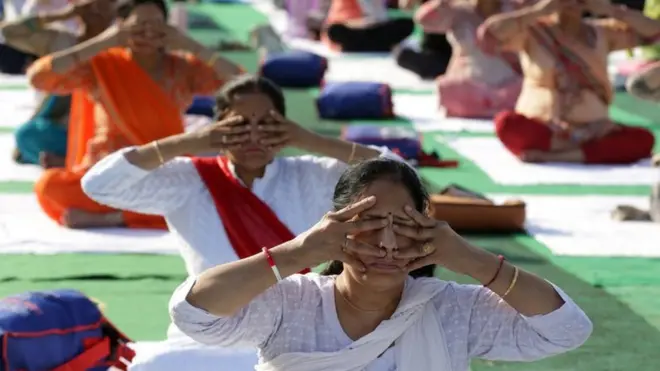 जम्मू में योग दिवस