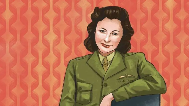Una ilustración de Nancy Wake, espía australiana.