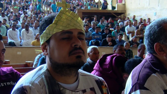 سعف النخيل هو الرمز الأهم على الإطلاق للاحتفالات بأحد الشعانين