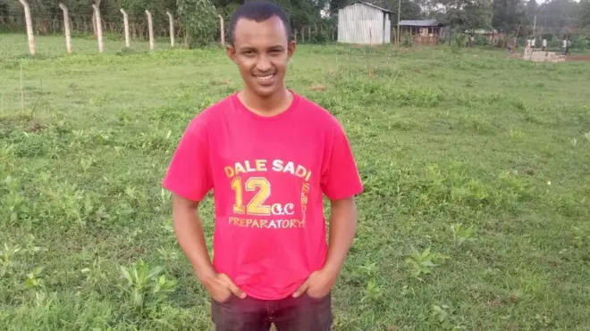 Barataa Eebbaa Tasfaa mana barumsaa Daallee Sadii aanaa Daallee Sadii Qeellam Wallaggaa irraa.