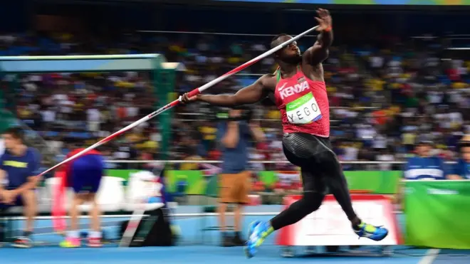 Yego es campeón mundial de lanzamiento de jabalina.