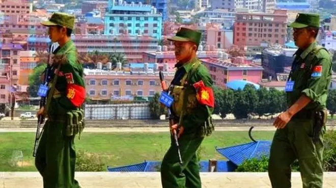 ပန်ခမ်းဌာနချုပ်က UWSA တပ်သားတွေ