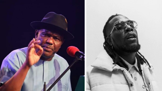 Nyesom Wike and Burna Boy