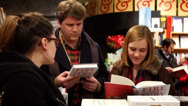 People reading Fire and Fury