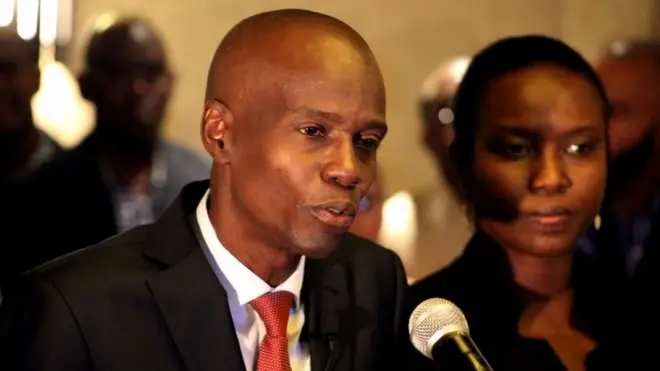 Jovenel Moïse n'umugore we Martine Moïse