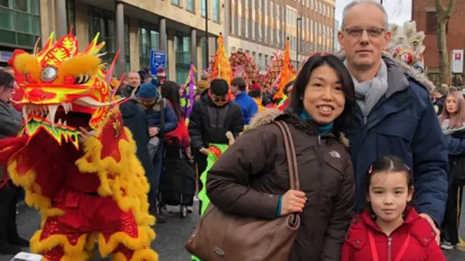 The Siddles travelled to Hubei to spend Chinese New Year with Sindy's relatives