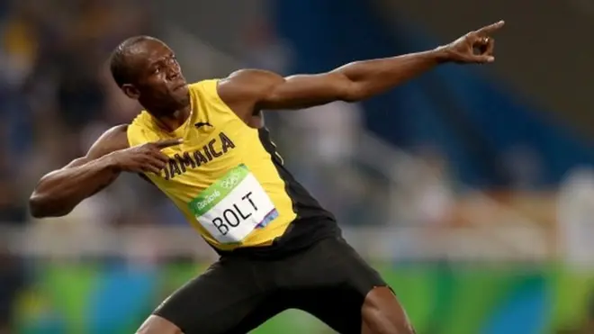 Bolt celebró su octava medalla de oro olímpica.