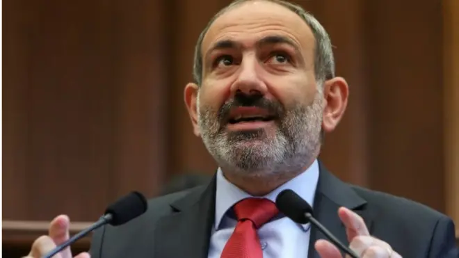 Protest leader-turned PM Nikol Pashinyan spearheaded Armenia's "Velvet Revolution"