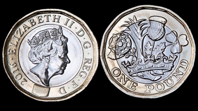 新版1英鎊硬幣