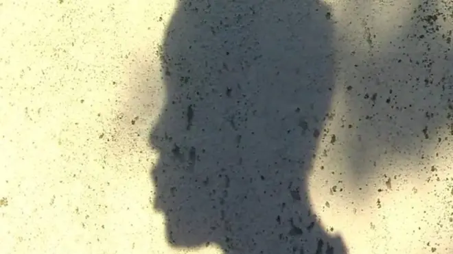 Shadow photo of young woman