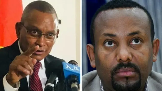 ዶ/ር ደብረጽዮን ገብረሚካኤል እና ዐብይ አህመድ