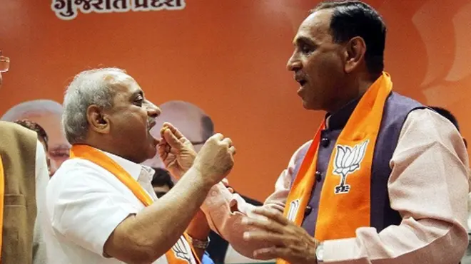 વિજય રૂપાણી નીતિન પટેલ