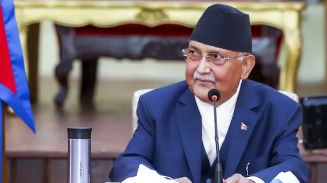 नेपाल कम्युनिस्ट पार्टी (नेकपा) का अध्यक्ष तथा प्रधानमन्त्री केपी शर्मा ओली