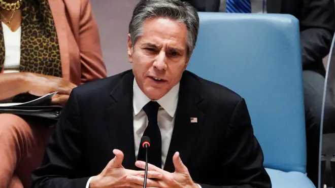 Энтони Блинкен в Совете Безопасности ООН 17 февраля