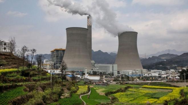 Một nhà máy nhiệt điện than ở Trung Quốc