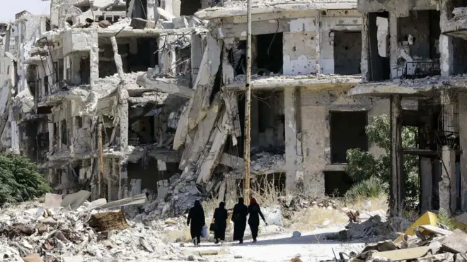 حي الوعر هو آخر حصن للمعارضة في محافظة حمص