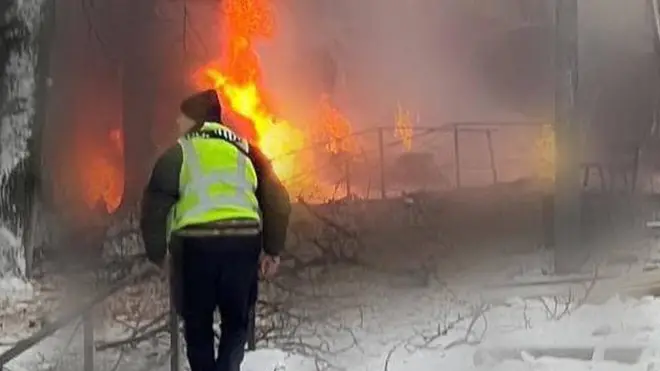 пожежа вишгород