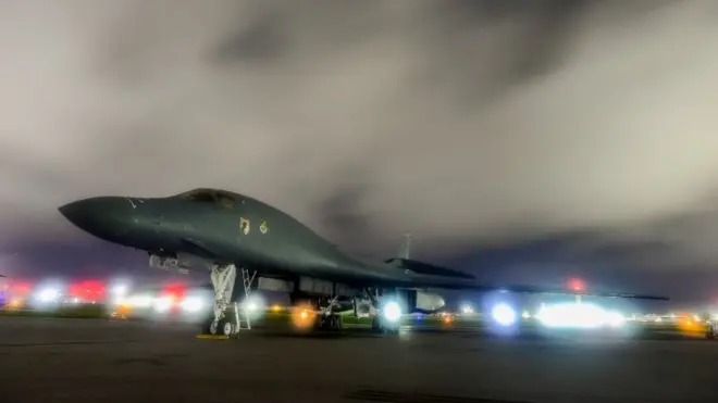 Estados Unidos cuenta con una estratégica base aérea en Guam.