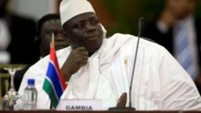 Yaxye Jammeh, madaxweynihii hore ee dalka Gambia