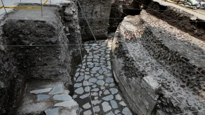 Templo hallado en Ciudad de México