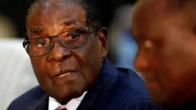 Robert Mugabe, 93 tahun, telah berkuasa di Zimbabwe selama tiga dekade.