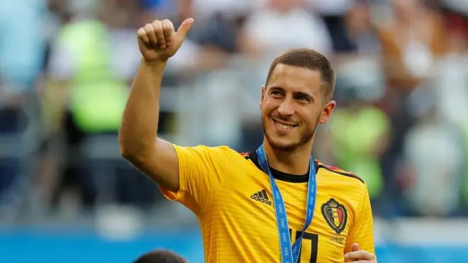 Hazard fue una de las figuras de Bélgica en este Mundial.