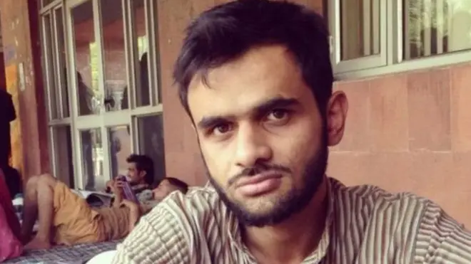 عمر خالد کے خلاف گزشتہ سال ملک سے بغاوت کا الزام عائد کیا گیا تھا