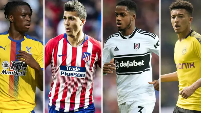 Wan-Bissaka, Rodri, Sessegnon, Sancho