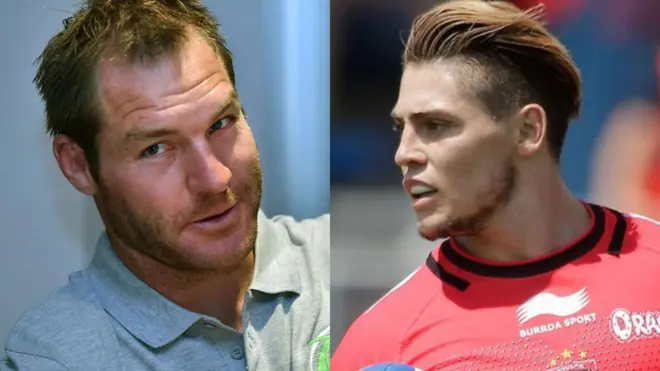 علي ويليامز (يسار) وجيمس أكونور (يمين).