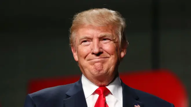 Mr Trump took issue with